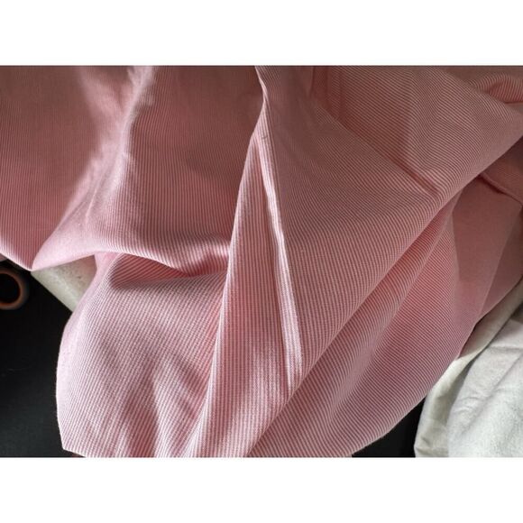 Brooks Brothers Button Up Shirt White Pink Original Polo 346 14.5 Spring - Picture 4 of 6